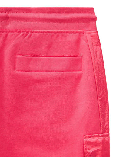 Weekend Offender Pink Sands Jogger Shorts // ANTHURIUM PINK