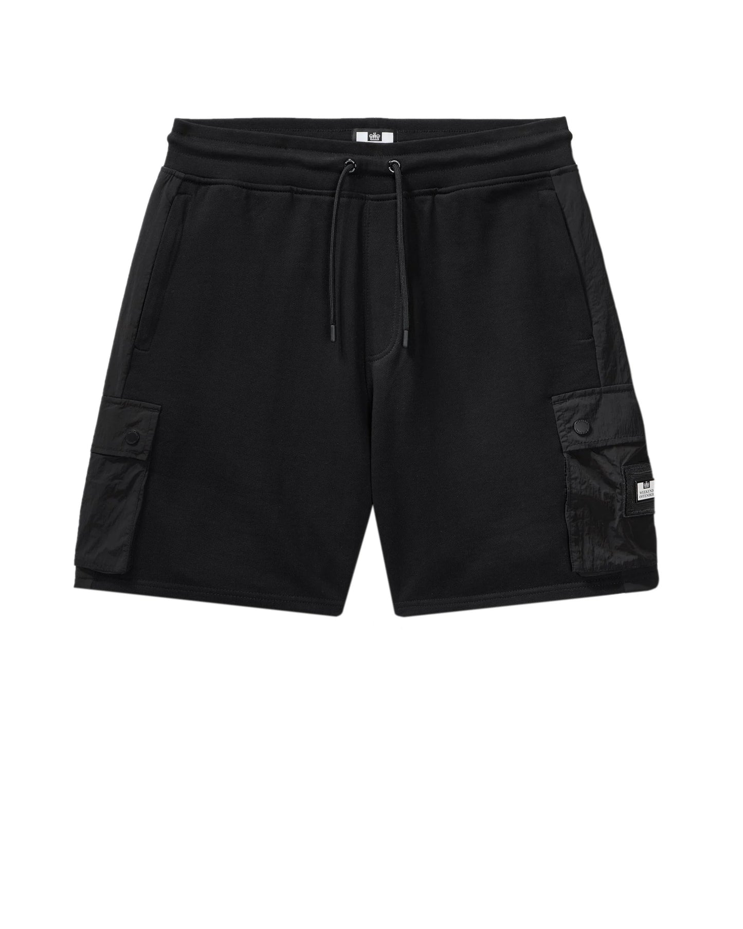 Weekend Offender Pink Sands Jogger Shorts // BLACK