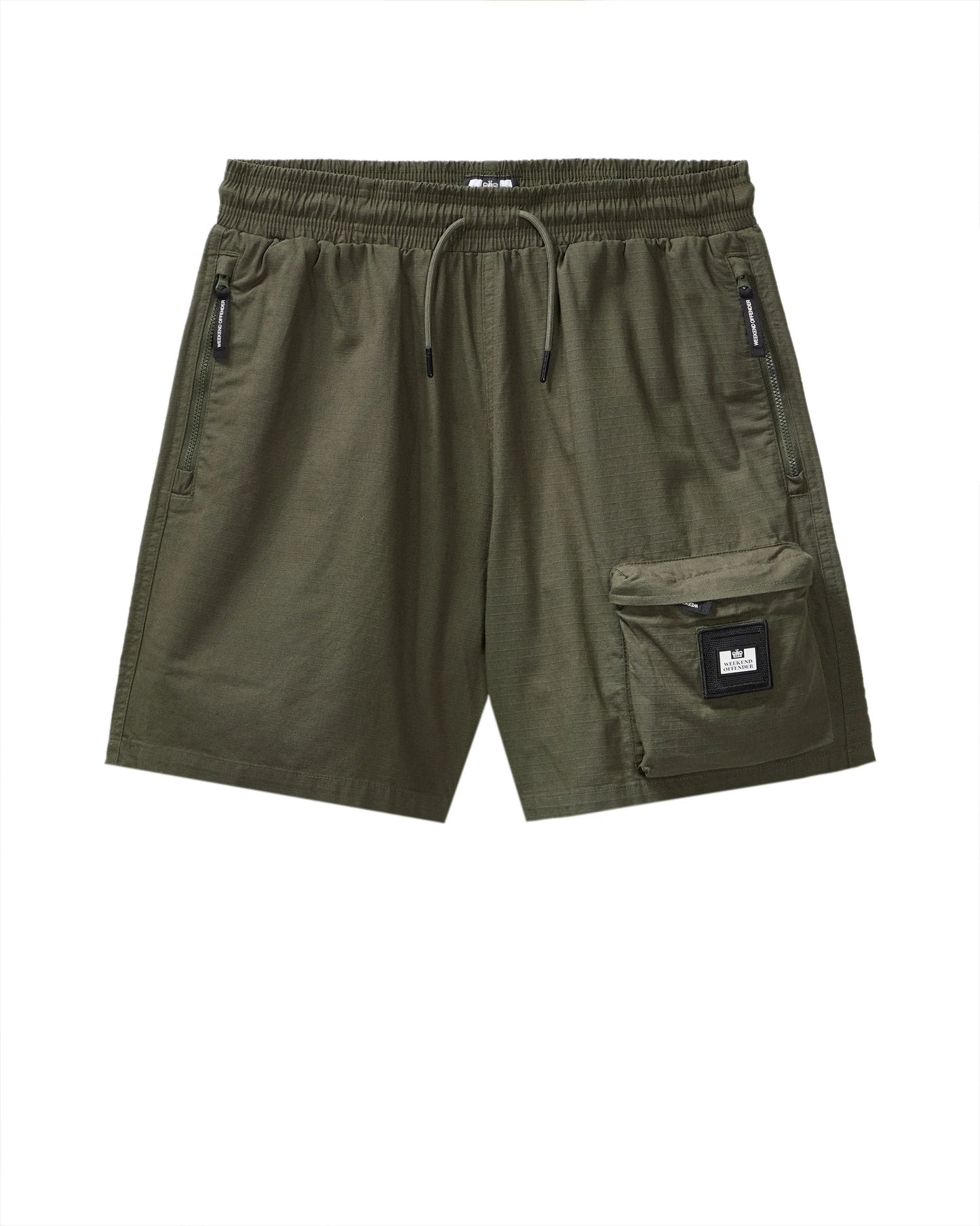 Weekend Offender Sunrise Hills Ripstop Shorts // CASTLE GREEN