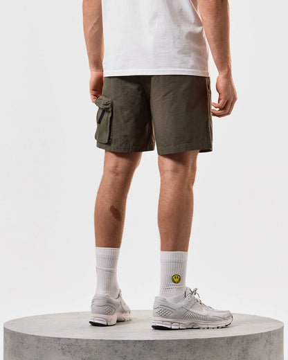 Weekend Offender Sunrise Hills Ripstop Shorts // CASTLE GREEN