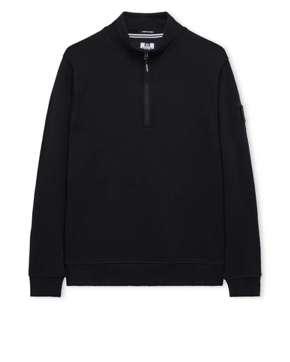 Weekend Offender Kraviz Quarter Zip Sweatshirt // BLACK