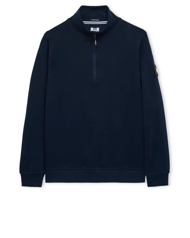 Weekend Offender Kraviz Quarter Zip Sweatshirt // NAVY