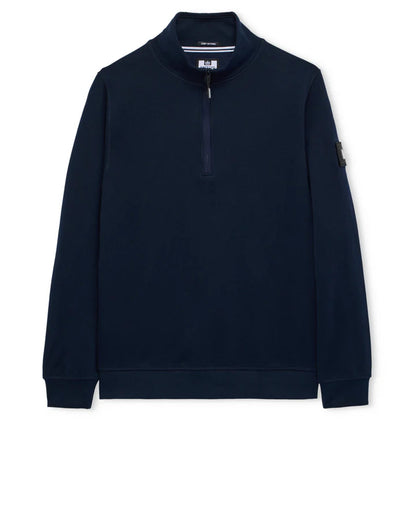 Weekend Offender Kraviz Quarter Zip Sweatshirt // NAVY