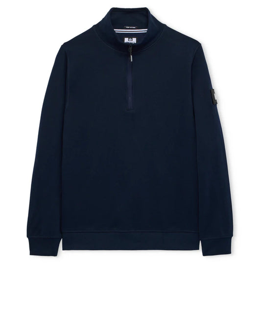 Weekend Offender Kraviz Quarter Zip Sweatshirt // NAVY