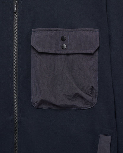 Weekend Offender x Leo Gregory Santo Full Zip Sweatshirt // NAVY