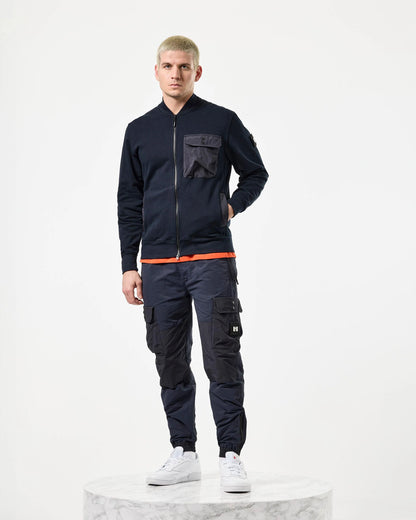 Weekend Offender x Leo Gregory Santo Full Zip Sweatshirt // NAVY