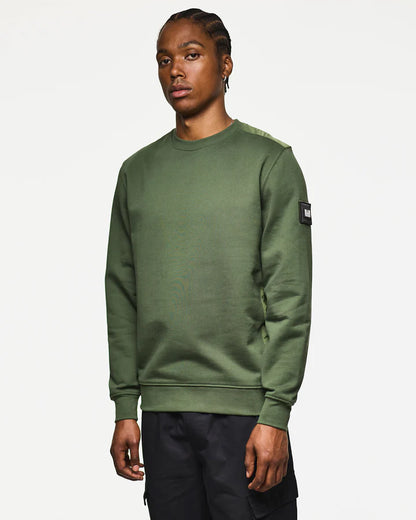 Weekend Offender F Bomb Sweatshirt // BAY LEAF GREEN