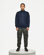 Weekend Offender Kraviz Quarter Zip Sweatshirt // NAVY