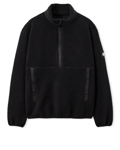 Weekend Offender Stanier Sherpa Fleece // BLACK
