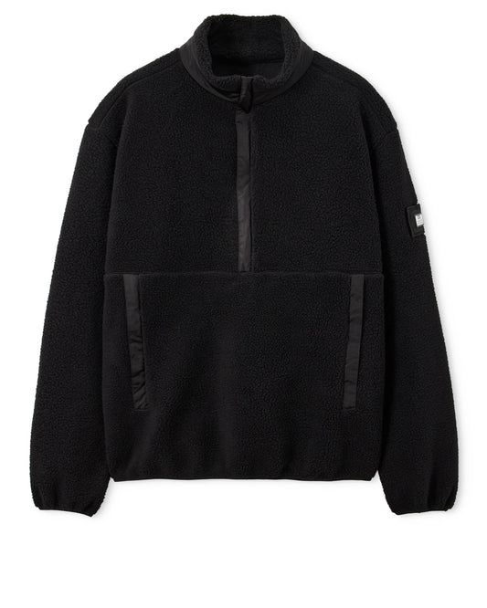Weekend Offender Stanier Sherpa Fleece // BLACK