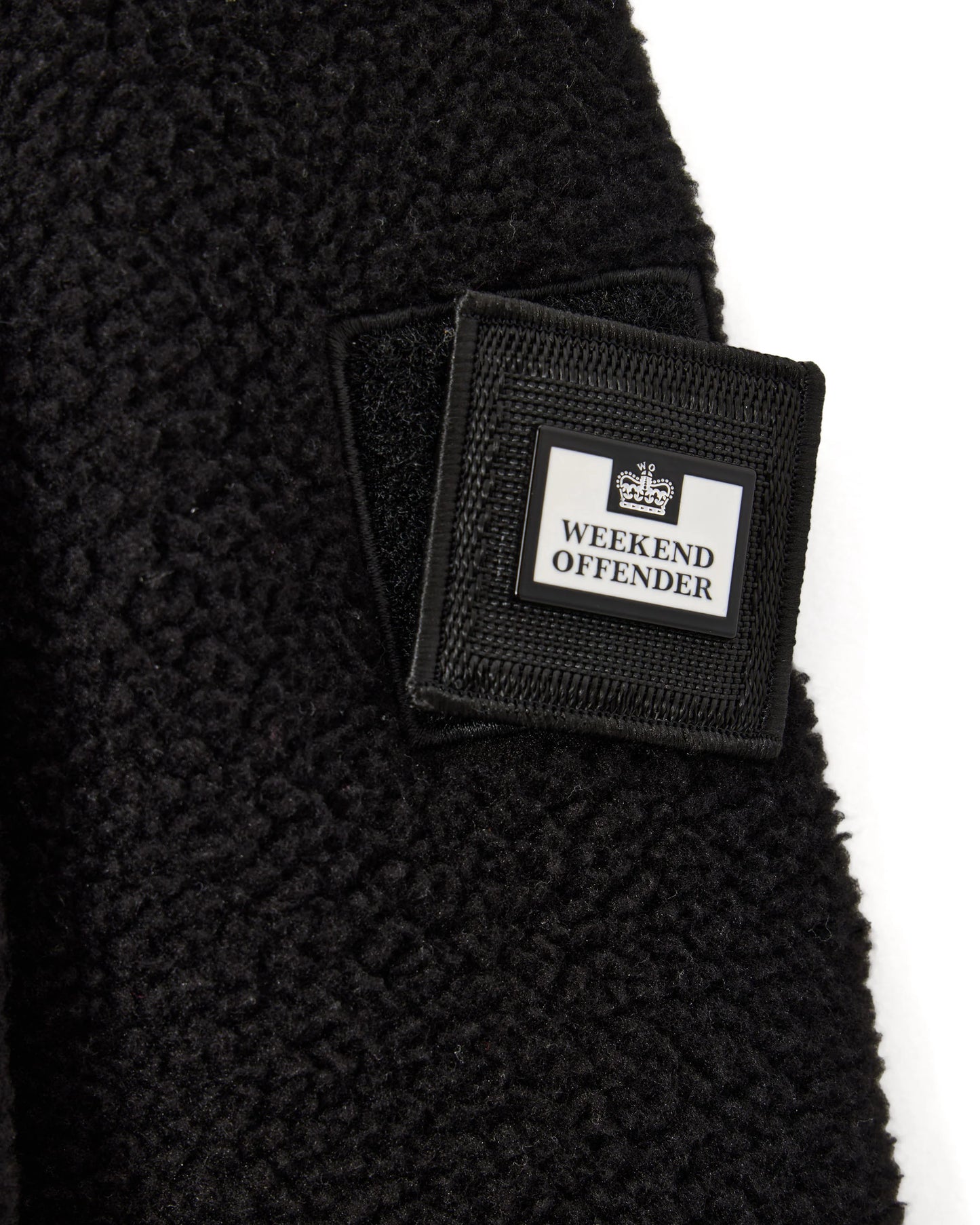 Weekend Offender Stanier Sherpa Fleece // BLACK