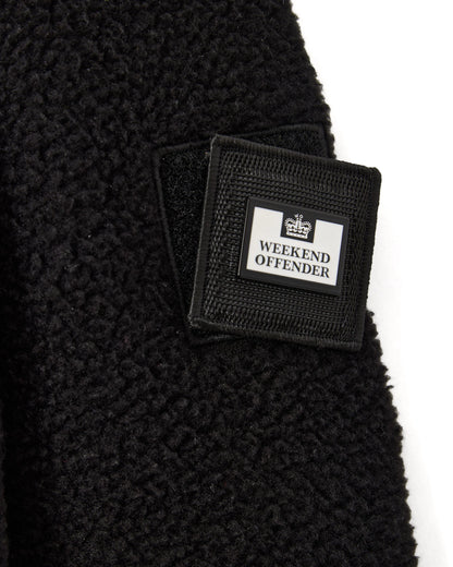 Weekend Offender Stanier Sherpa Fleece // BLACK