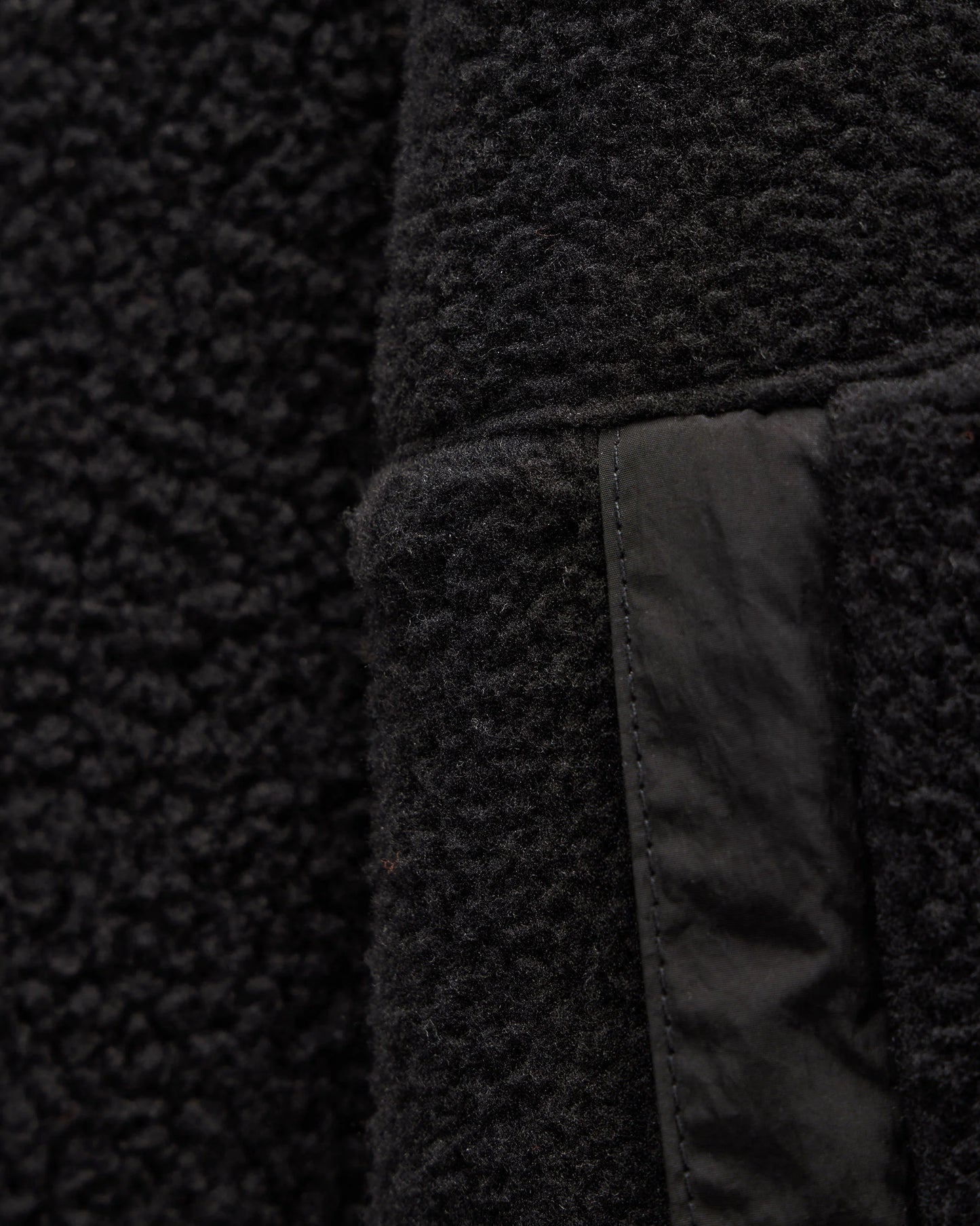 Weekend Offender Stanier Sherpa Fleece // BLACK