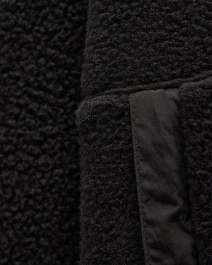 Weekend Offender Stanier Sherpa Fleece // BLACK