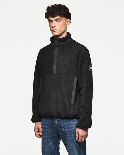 Weekend Offender Stanier Sherpa Fleece // BLACK