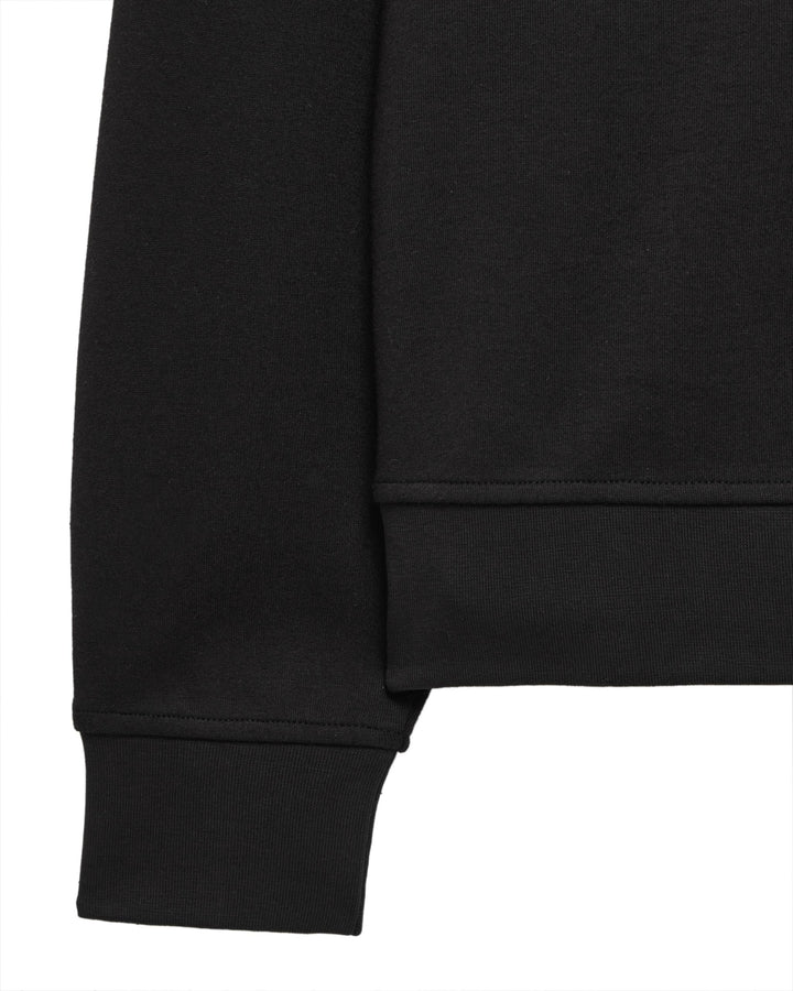 Weekend Offender Henson Quarter Zip Sweatshirt // BLACK
