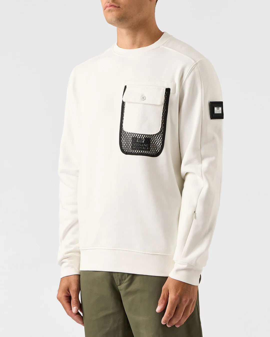 Weekend Offender Adiel Sweatshirt // WINTER WHITE