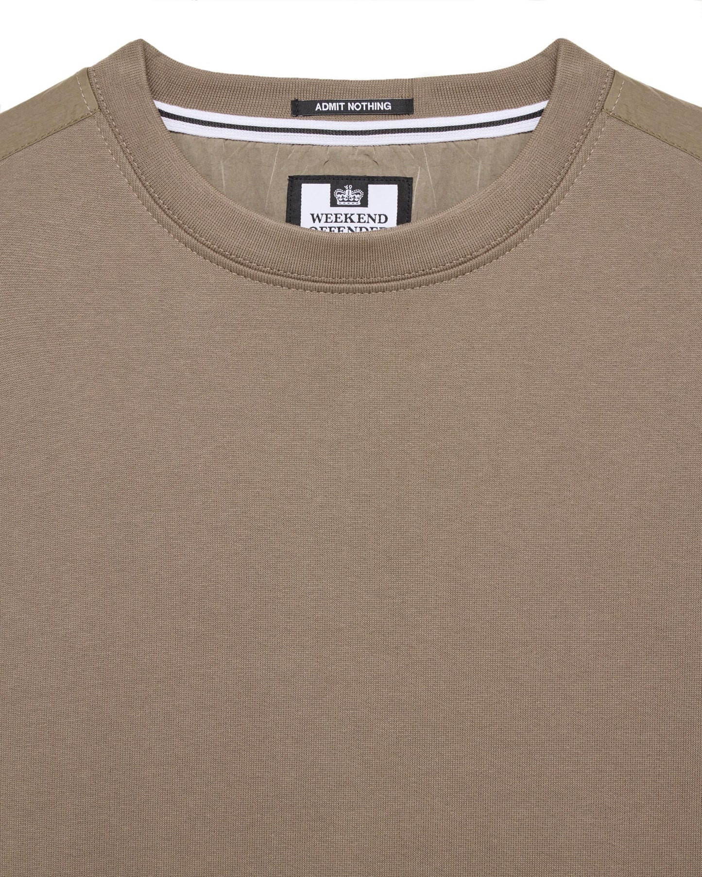 Weekend Offender F Bomb Sweatshirt // MOCHA BROWN