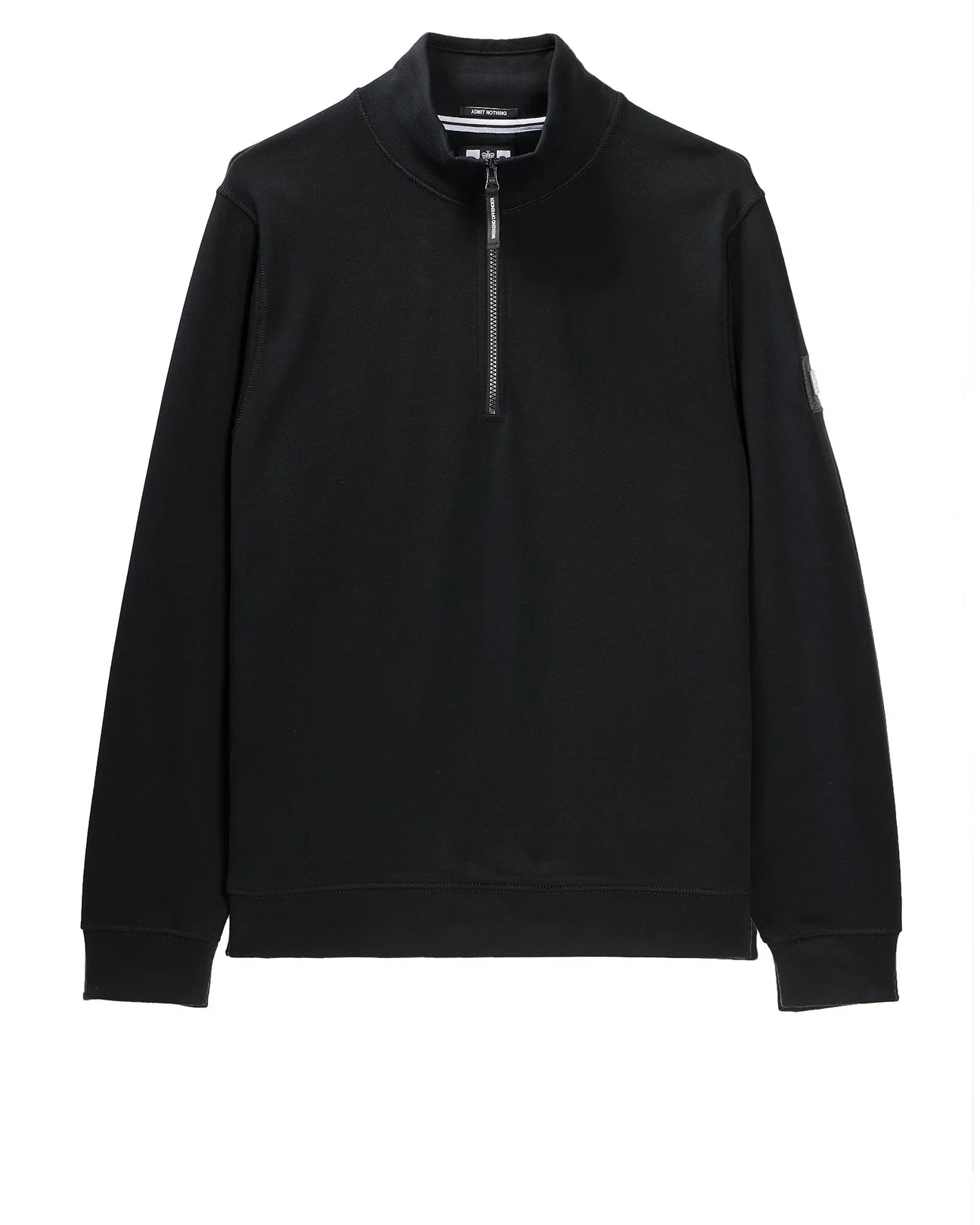 Weekend Offender Kraviz Quarter Zip Sweat // SVART