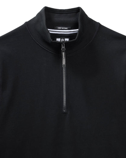 Weekend Offender Kraviz Quarter Zip Sweat // SVART