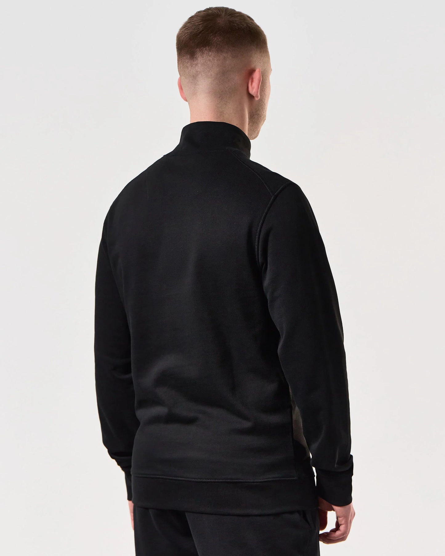 Weekend Offender Kraviz Quarter Zip Sweat // BLACK