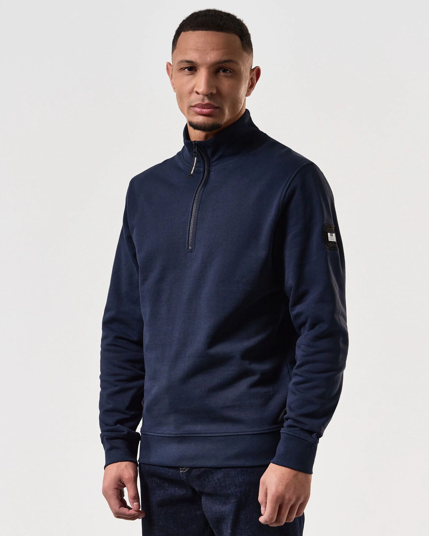 Weekend Offender Kraviz Quarter Zip Sweat // NAVY