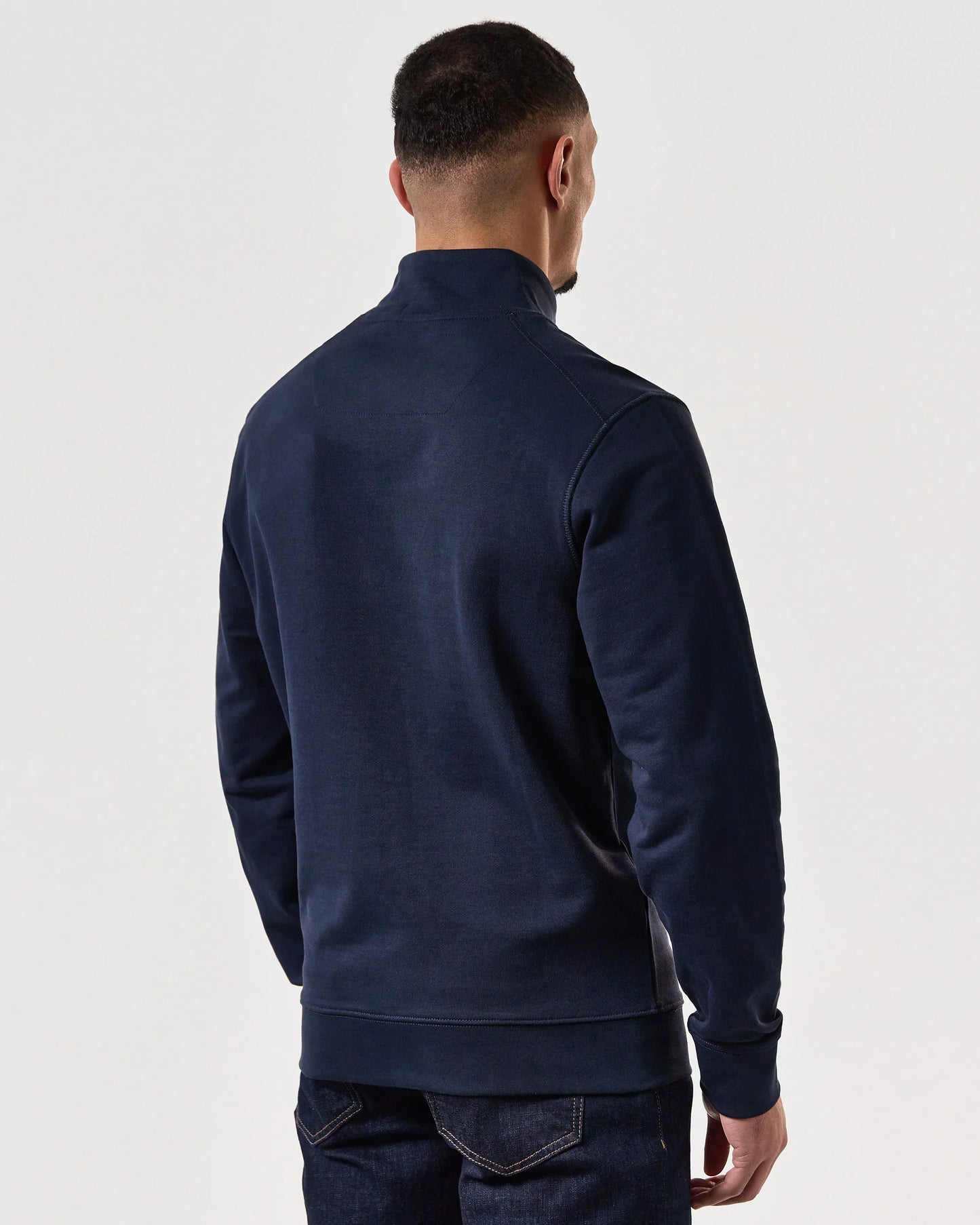 Weekend Offender Kraviz Quarter Zip Sweat // NAVY