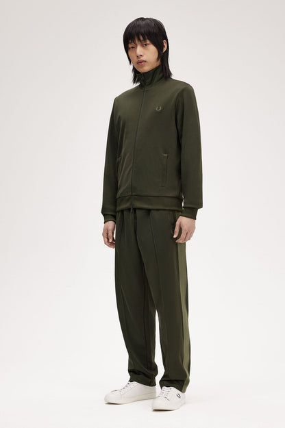 Fred Perry Tape Detail Track Pants T7176 // HUNTING GREEN