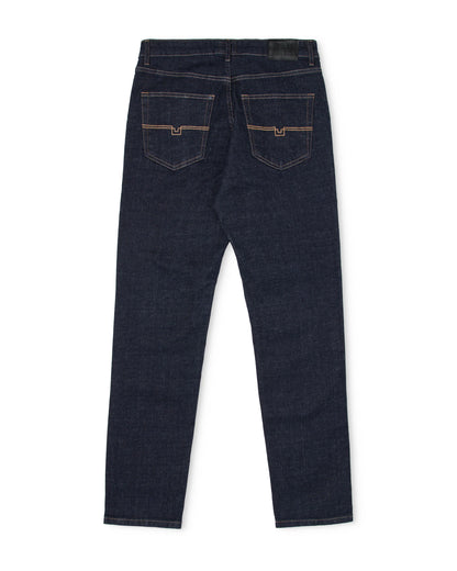 Weekend Offender Tapered Fit Denim Jeans // DARK RINSE