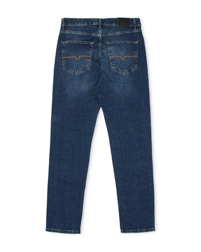 Weekend Offender Tapered Fit Denim Jeans // DARK VINTAGE