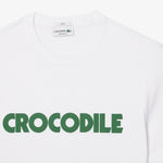 Lacoste Effect Slogan Tee TH0134 // WHITE 001