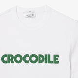 Lacoste Effect Slogan Tee TH0134 // WHITE 001
