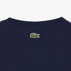 Lacoste Embossed Branding Cotton T-shirt // MIDNIGHT BLUE