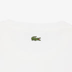 Lacoste Embossed Branding Cotton T-shirt // WHITE