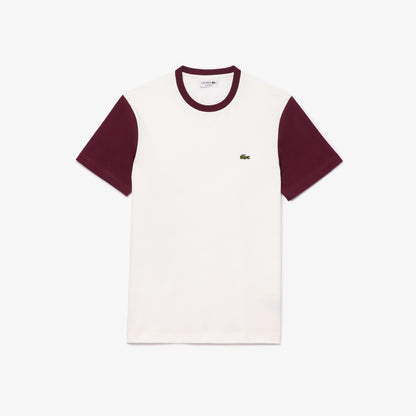 Lacoste Colourblock Tee TH129800IG8 // WHITE/BORDEAUX