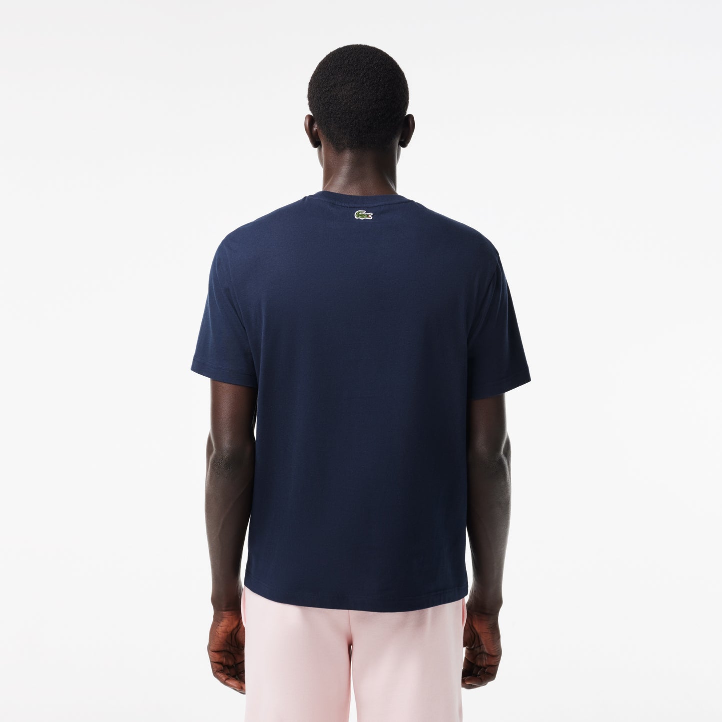 Lacoste Monogram Print Tee TH141500IJZ // NAVY