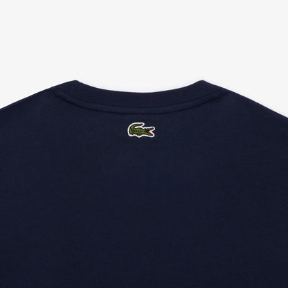 Lacoste Monogram Print Tee TH141500IJZ // NAVY