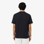 Lacoste Embroidered Heavy Jersey T-shirt // BLACK 350