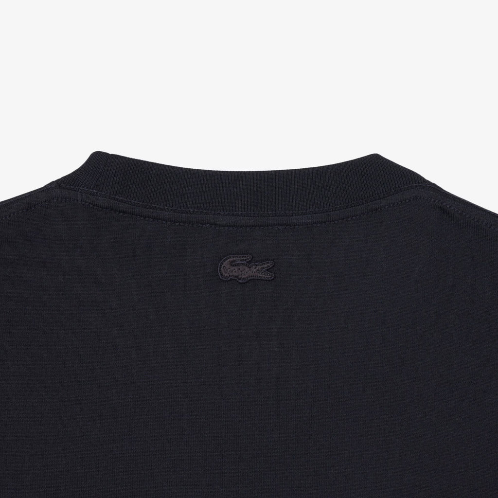 Lacoste Embroidered Heavy Jersey T-shirt // BLACK 350