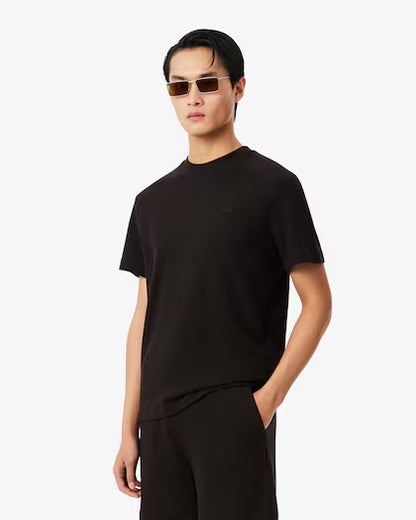 Lacoste Textured Jersey T-shirt // BROWN