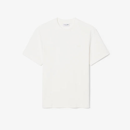 Lacoste Textured Jersey T-shirt // WHITE