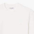 Lacoste Textured Jersey T-shirt // WHITE