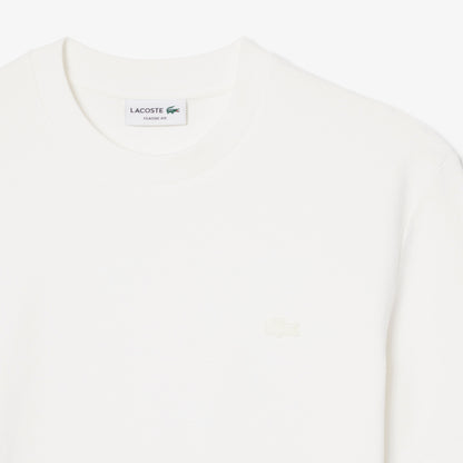 Lacoste Textured Jersey T-shirt // WHITE