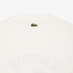 Lacoste Signature Print Cotton T-shirt TH2733 // WHITE 70V