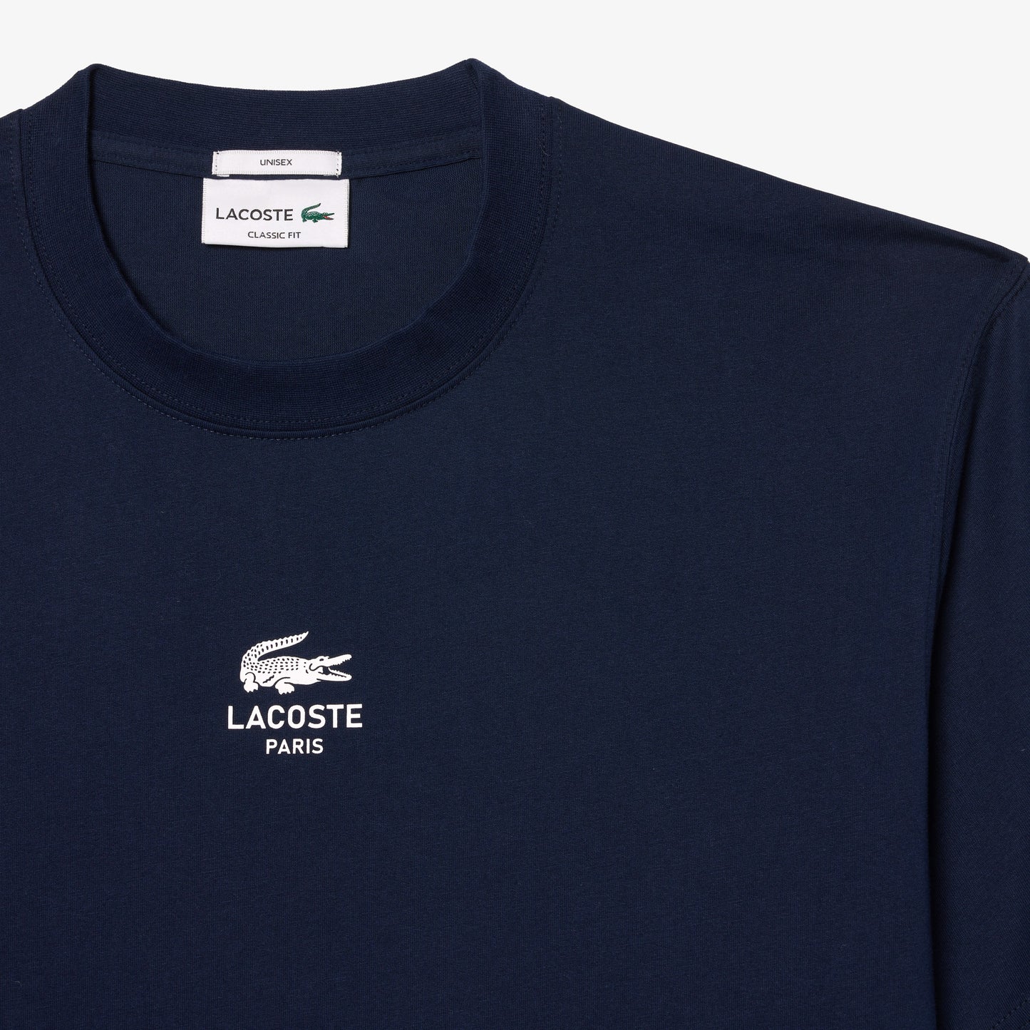 Lacoste Signature Print T-shirt TH2739 // MIDNIGHT BLUE 166