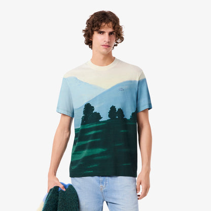 Lacoste Printed Jersey T-shirt TH5896 // MULTI 9IX