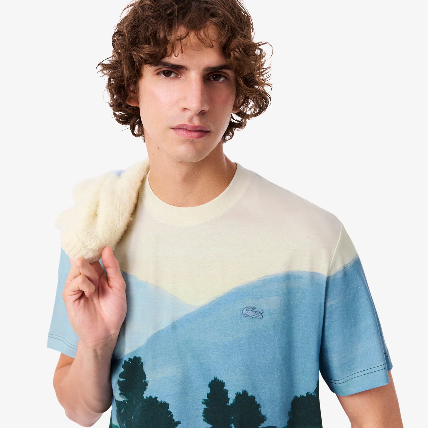 Lacoste Printed Jersey T-shirt TH5896 // MULTI 9IX
