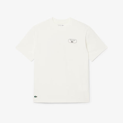 Lacoste Ultra Dry Tennis Heritage Graphic T-shirt // WHITE