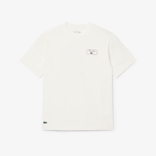 Lacoste Ultra Dry Tennis Heritage Graphic T-shirt // WHITE