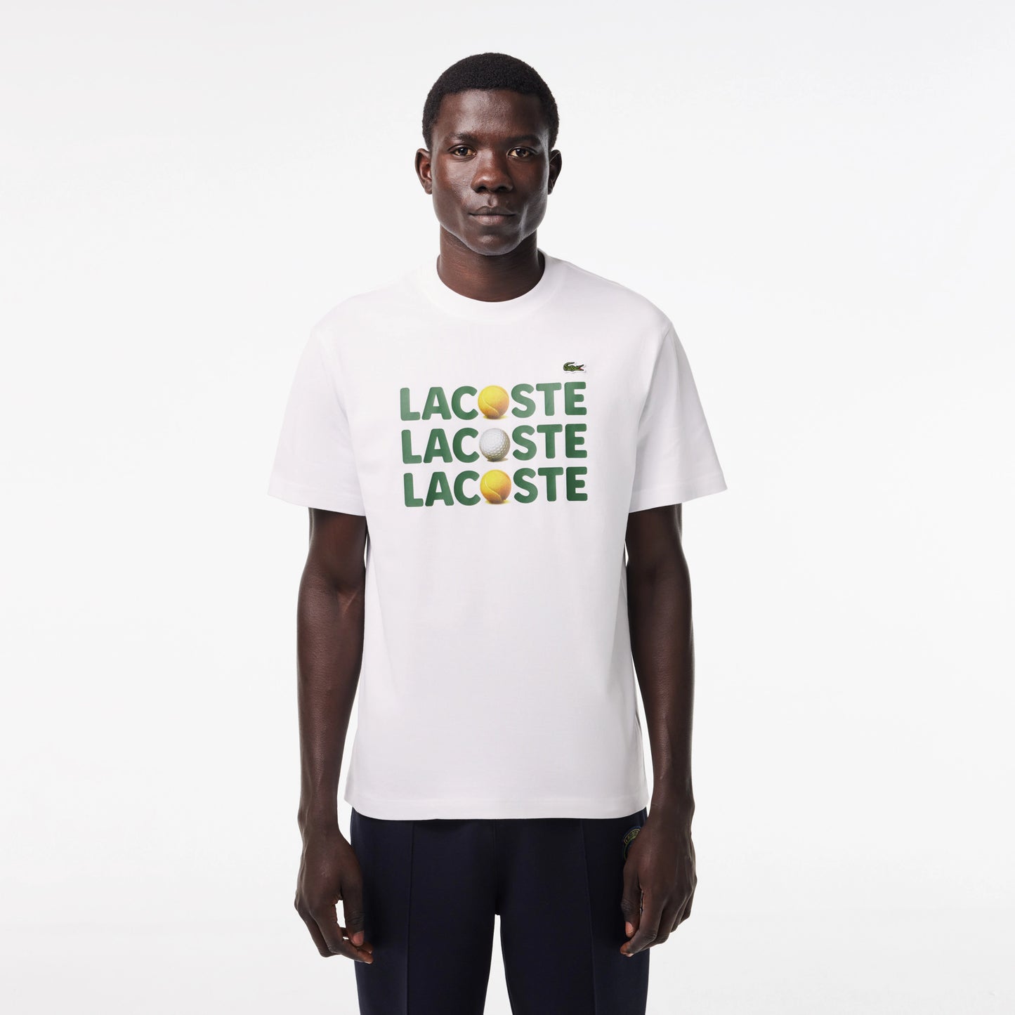 Lacoste Ball Print Tee TH737000001 // VIT